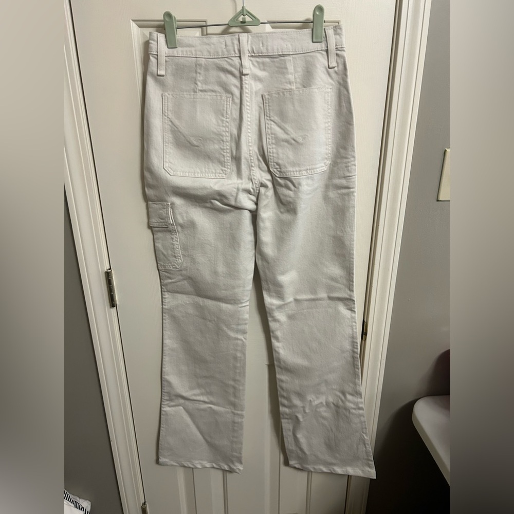 Hudson‎ Jeans Faye Utility Hi-rise Cargo Bootcut Pants Egret Size 28 - Picture 5 of 5